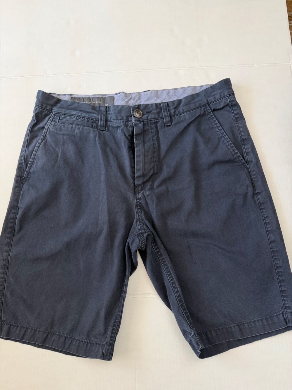 Armani Exchange Dark Navy Chino Shorts